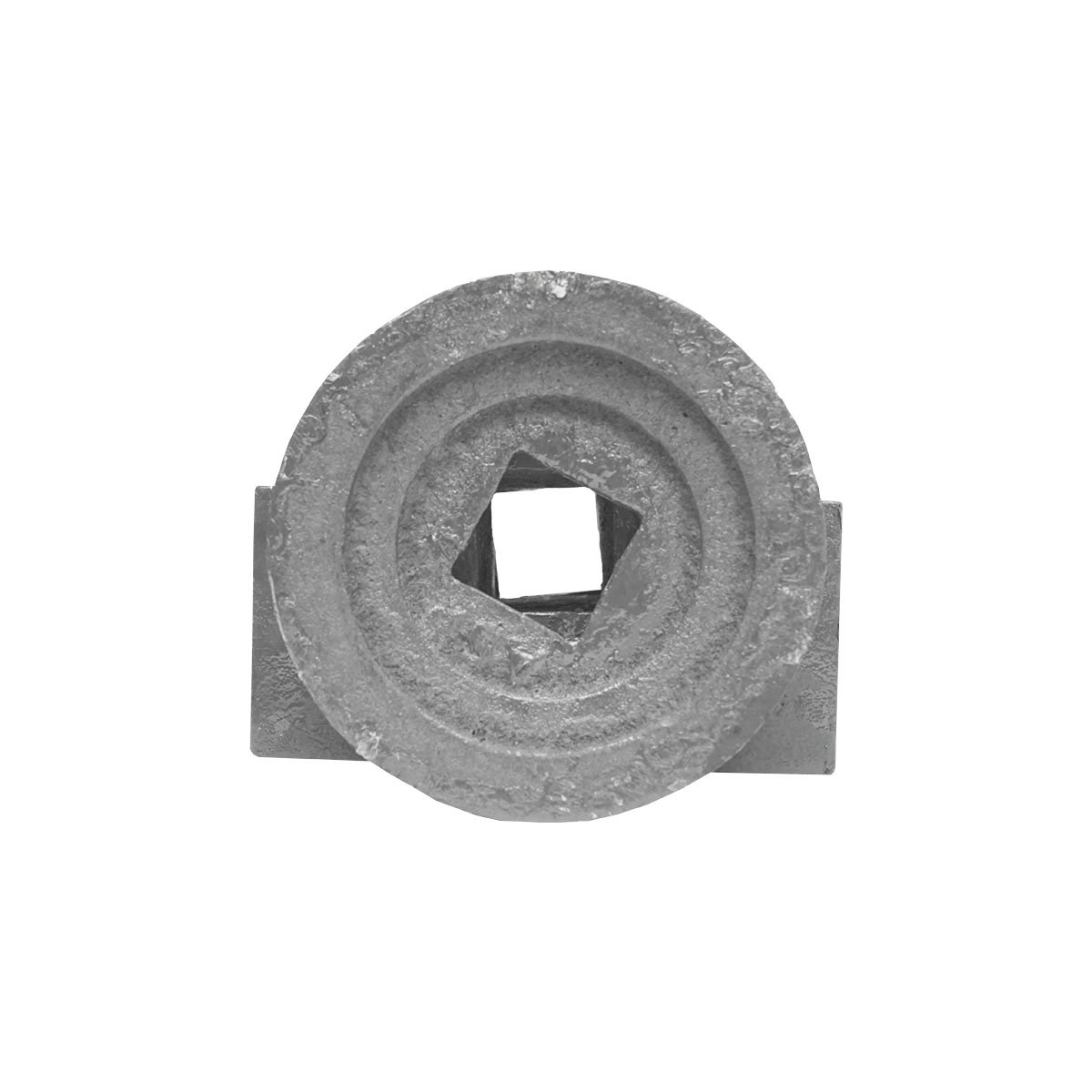 Lagar disc asamblat cu rulmenti 32015 si semimosoare - patrat de 40mm - distanta gauri 165mm